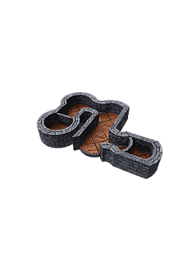 WarLock Tiles: Expansion Pack - 1 in. Dungeon Angles & Curves